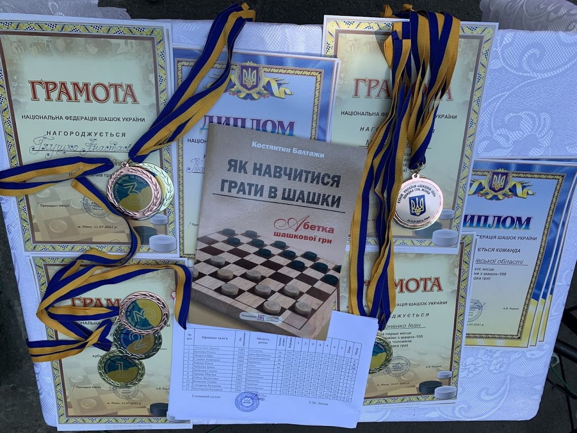 У Рівному пройшов Кубок України – 2021 з шашок-100
