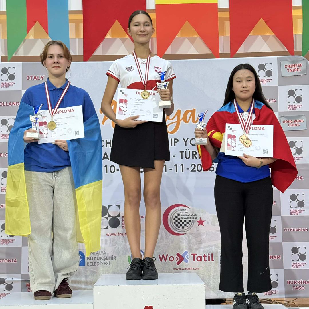 Мусієнко Катерина – срібна призерка молодіжного чемпіонату світу з шашок-100