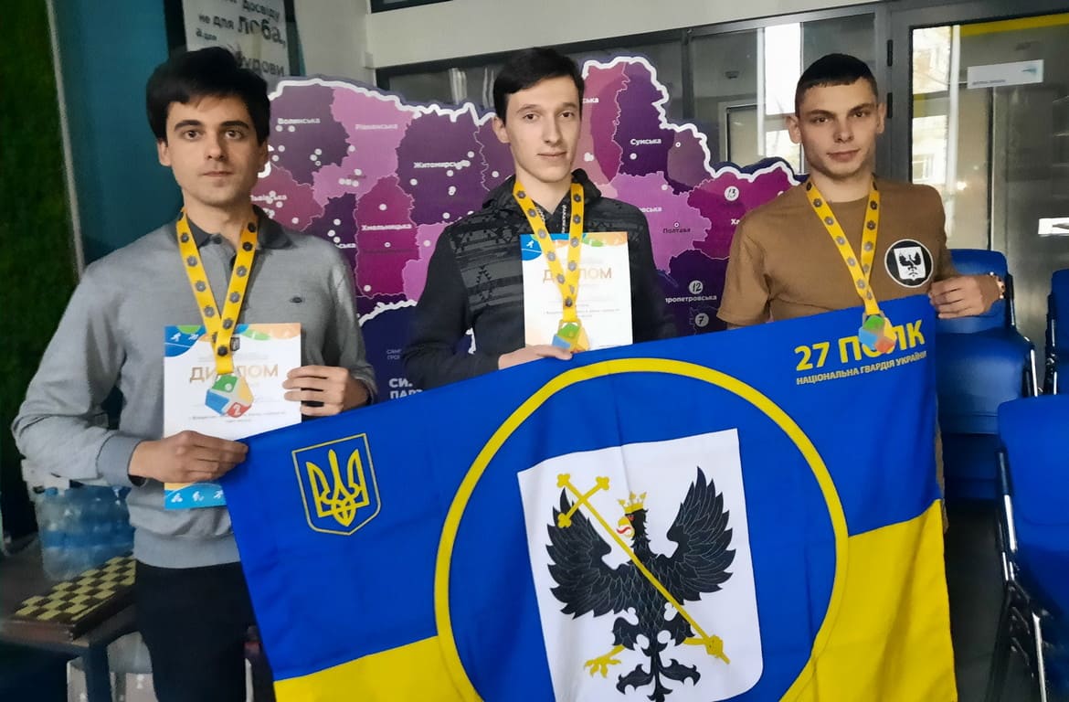 Зліва направо: С.Галавський, М.Батунін, Ю.Чернуцький