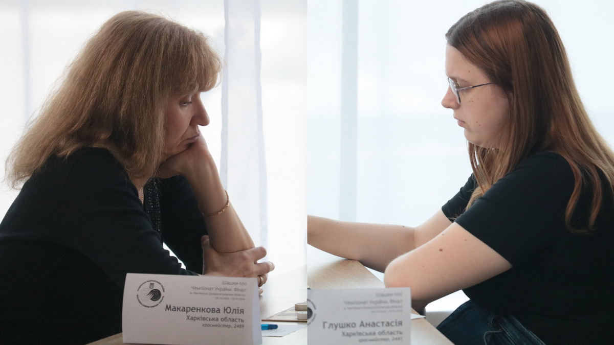 Юлія Макаренкова та Анастасія Глушко вибороли Кубок України – 2025 з шашок-100 (бликавична гра)