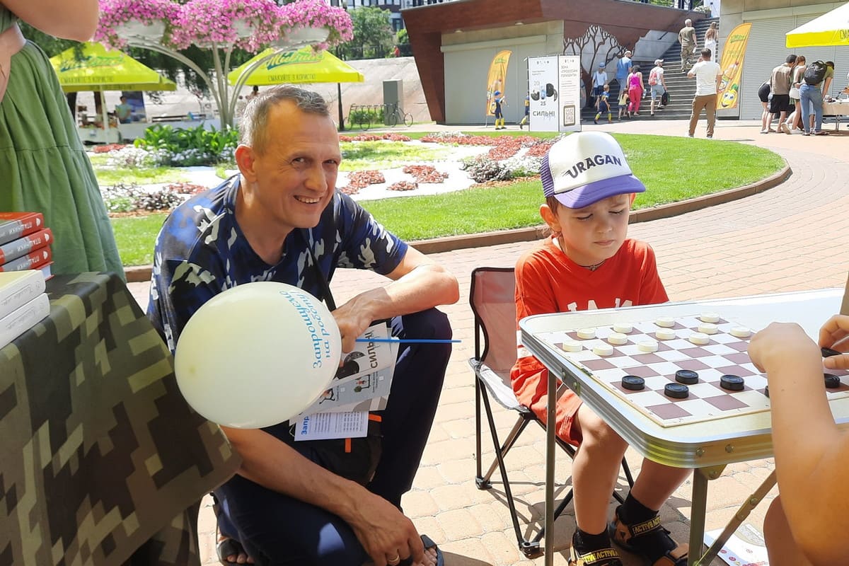 Федерація шашок міста Києва взяла участь у благодійному заході «Сильні разом»