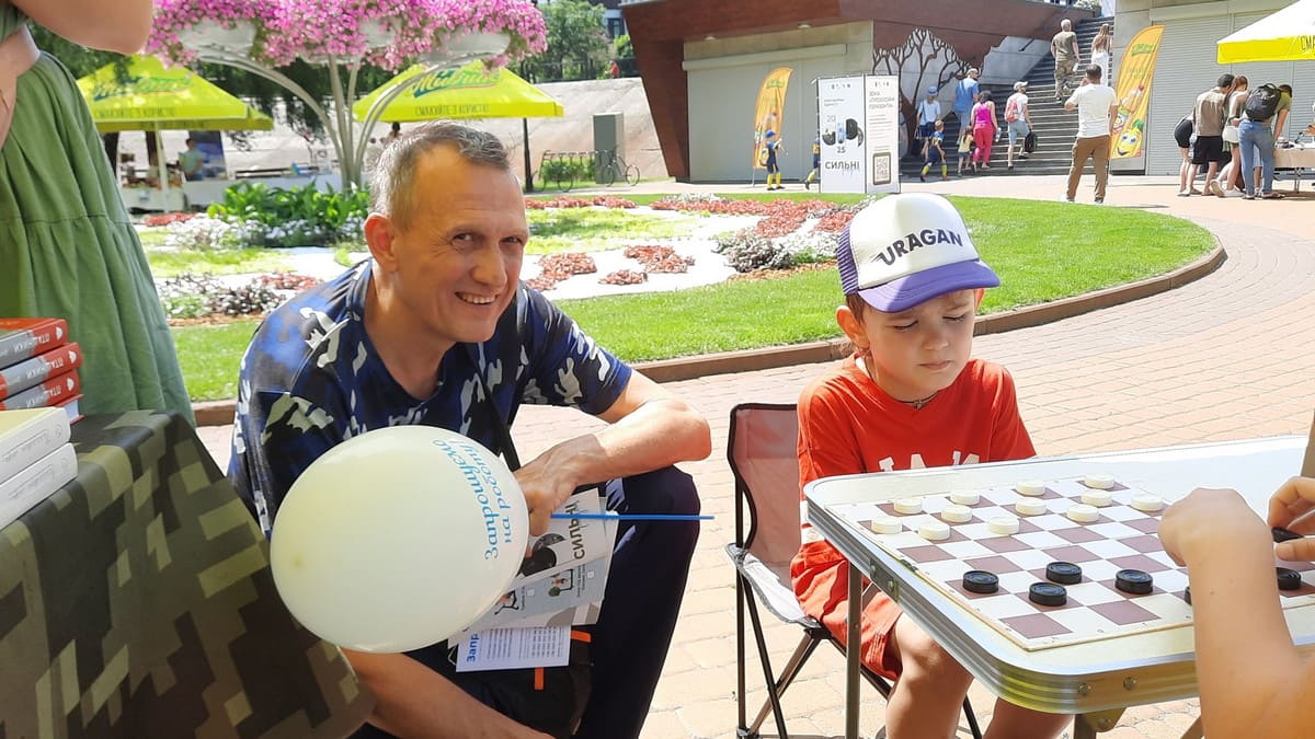 Федерація шашок міста Києва взяла участь у благодійному заході «Сильні разом»