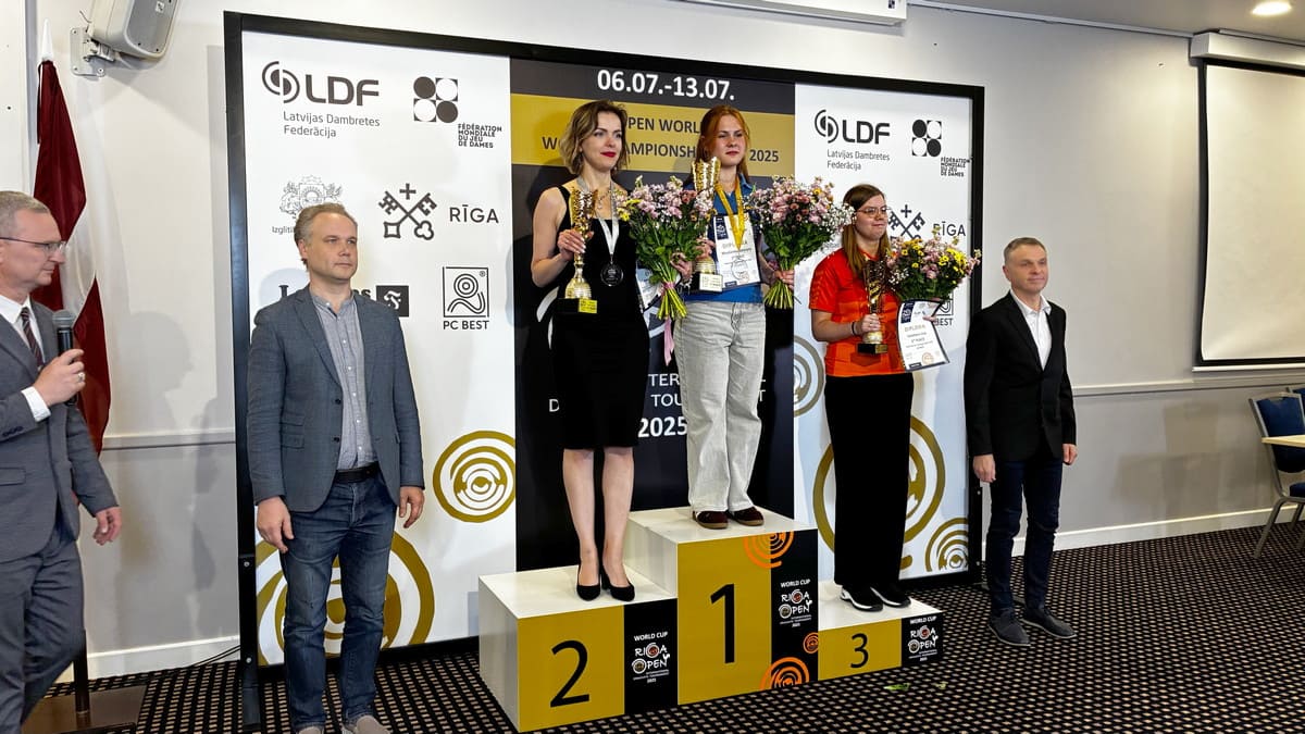 Молодь наступає на п'яти. У Ризі завершився етап Кубку світу Riga Open – 2025 з шашок-100
