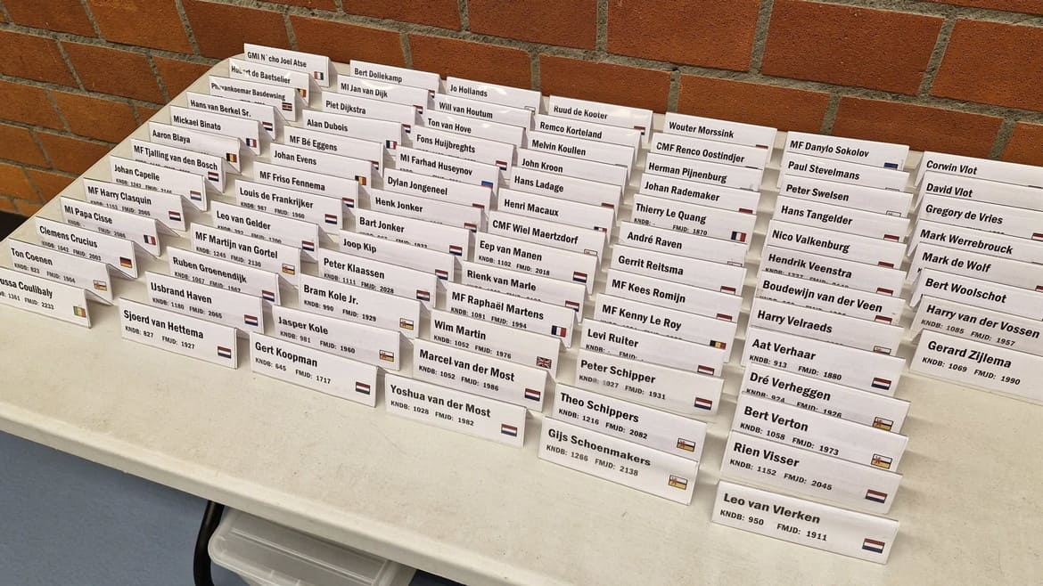 Українець бере участь у міжнародному турнірі з шашок-100 Brunssum Open 2025