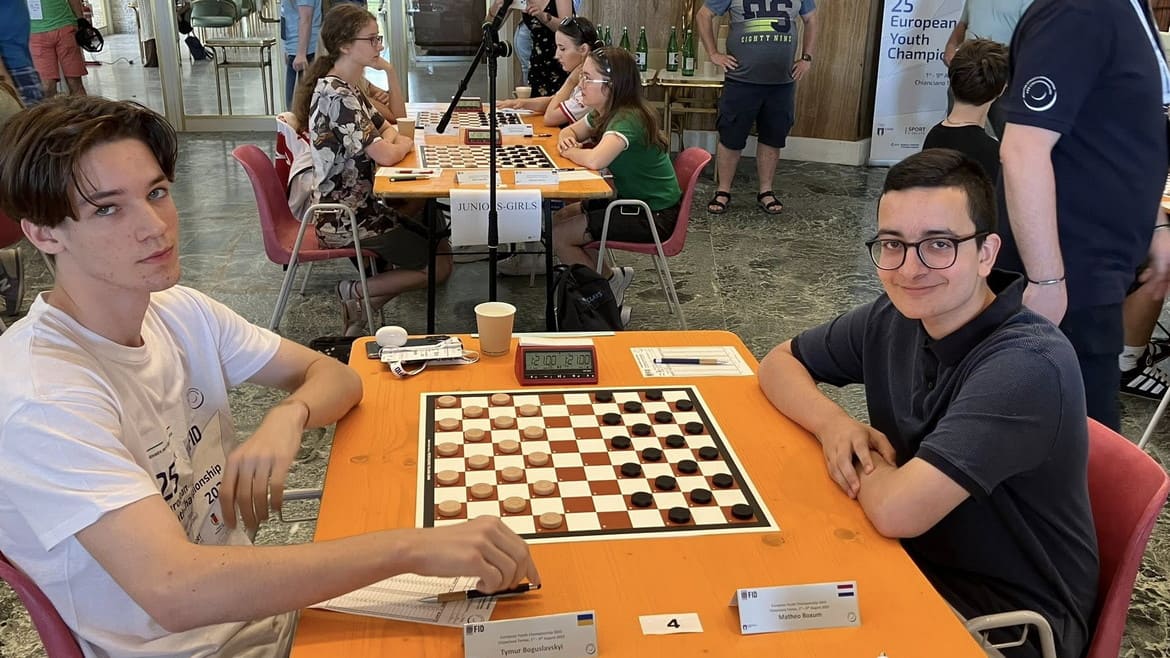 Третій день української молодіжки на Євро-2025 з шашок-100: троє в топ-3