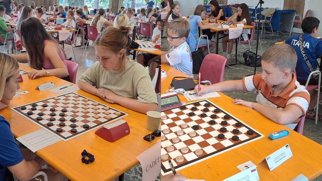 Українська молодіжка виборола дві медалі чемпіонату Європи – 2025 з шашок-100